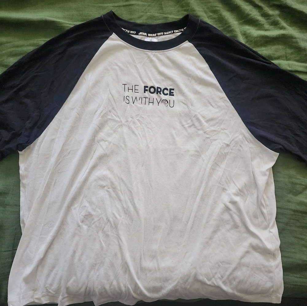Star Wars Disney 3/4 Baseball Tee XXL